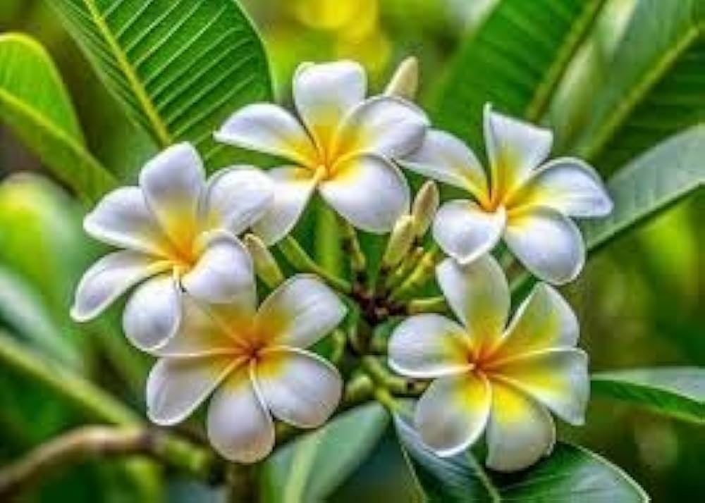 Yellow & White Plumeria Plant | Fragrant Tropical Flowering Frangipani — photo 2