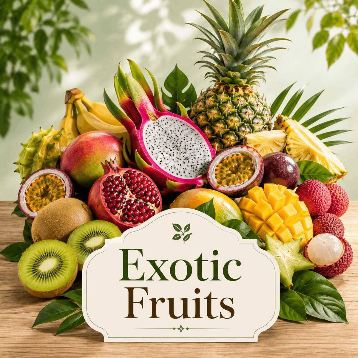 Exotic fruits Plants