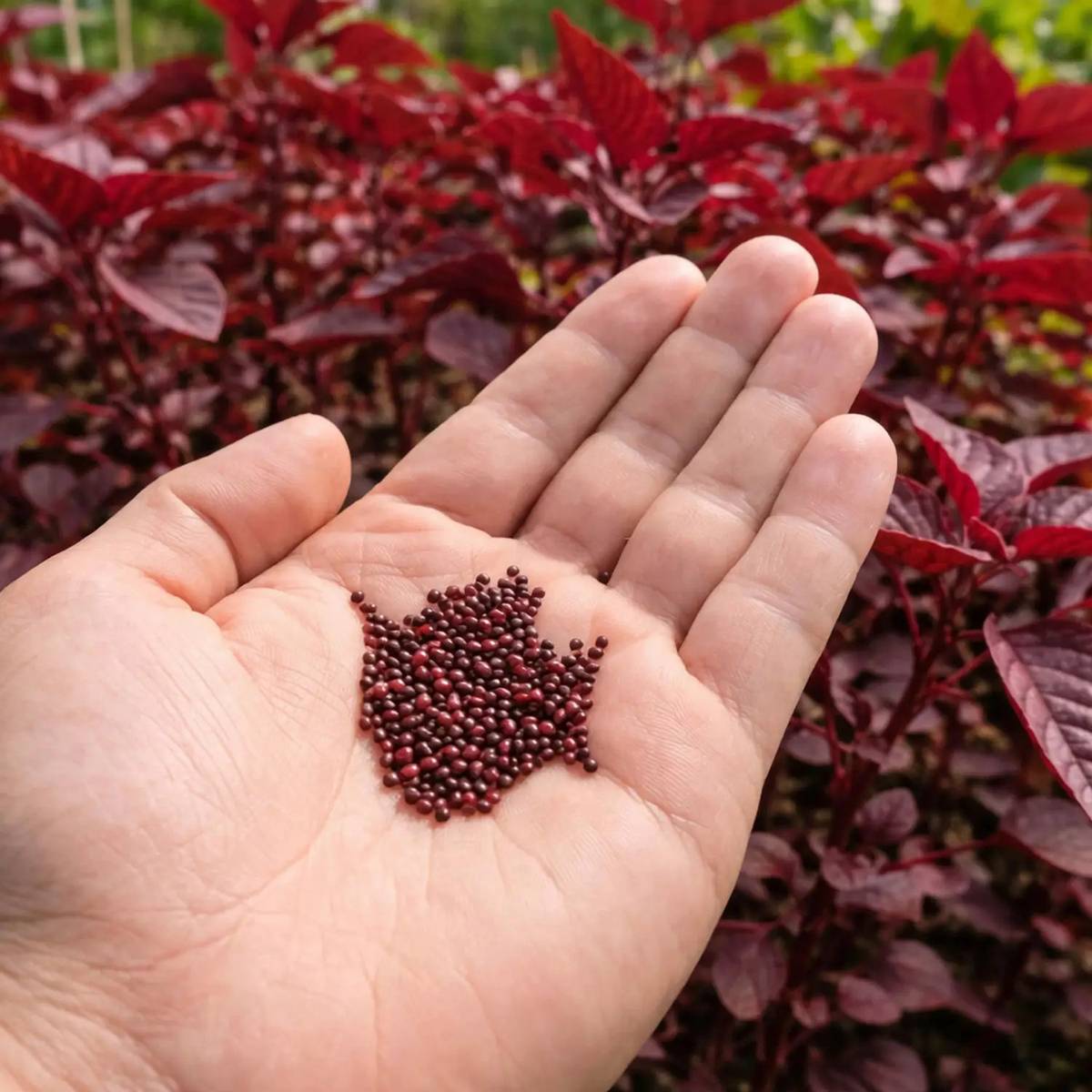 Red Amaranth Seeds (Lal Shak / Lal Saag) – 100g Pack | NewnessPlant — photo 2